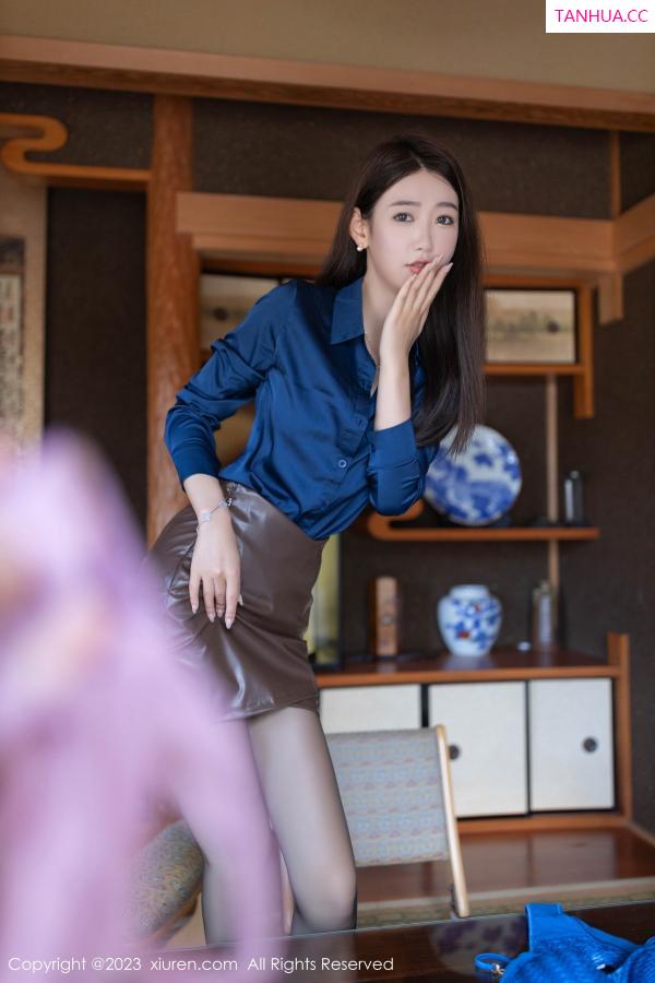 唐安琪  [XiuRen]高清写真图 2023.09.25 No.7439 唐安琪 黑丝美腿第10张图片